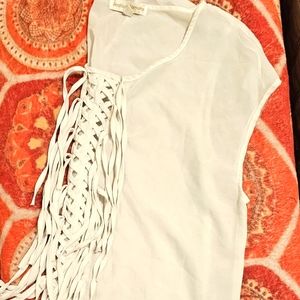 White jealous tomato sz med shirt